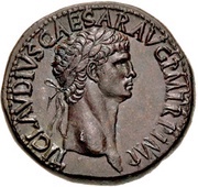 Sestertius - Claudius EX S C OB CIVES SERVATOS obverse image