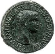 Sestertius - Germanicus TI CLAVDIVS CAESAR AVG GERM P M TR P IMP P P obverse image