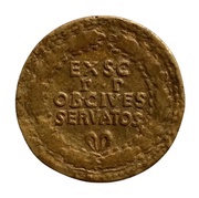 Sestertius - Claudius EX SC P P OB CIVES SERVATOS, Rome, 50-54 reverse image
