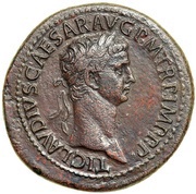 Sestertius - Claudius SPES AVGVSTA S C; Spes obverse image