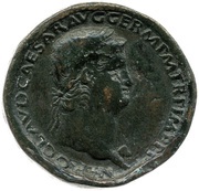 Sestertius - Nero DECVRSIO obverse image