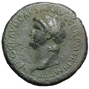 Sestertius - Nero ADLOCVT COH S C obverse image
