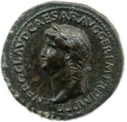 Sestertius - Nero ANNONA AVGVSTI CERES S C; Ceres and Annona obverse image