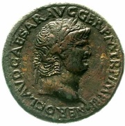 Sestertius - Nero ANNONA AVGVSTI CERES S C; Ceres and Annona obverse image