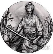 2000 Francs Zombified Samurai, Cameroon, 2024 reverse image