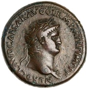 Sestertius - Nero CONG I DAT POP S C; Minerva and Liberalitas obverse image