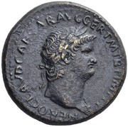 Sestertius - Nero CONG II DAT POP S C; Minerva obverse image