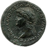 Sestertius - Nero DECVRSIO S C obverse image