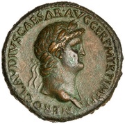 Sestertius - Nero DECVRSIO S C obverse image