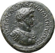 Sestertius - Nero ROMA S C; Roma and Victory obverse image