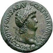 Sestertius - Nero ROMA S C; Roma and Victory obverse image