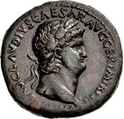 Sestertius - Nero ROMA S C; Roma and Victory obverse image