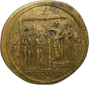 Sestertius - Nero ADLOCVT COH S C, Rome, 62-68 reverse image
