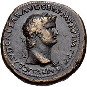 Sestertius - Nero CONG I DAT POP S C; Minerva and Liberalitas obverse image