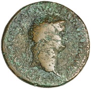 Sestertius - Nero DECVRSIO S C obverse image
