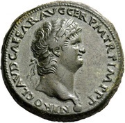 Sestertius - Nero CONG I DAT POP S C; Minerva and Liberalitas obverse image