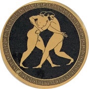 2500 Francs Wrestling reverse image