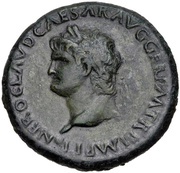 Sestertius - Nero DECVRSIO S C obverse image
