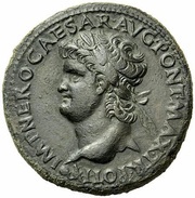 Sestertius - Nero ADLOCVT COH S C obverse image