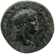 Sestertius - Nero CONG I DAT POP S C; Minerva and Liberalitas obverse image