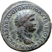 Sestertius - Nero CONG I DAT POP S C; Minerva and Liberalitas obverse image