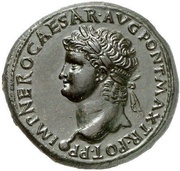 Sestertius - Nero DECVRSIO S C obverse image