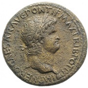 Sestertius - Nero DECVRSIO S C obverse image