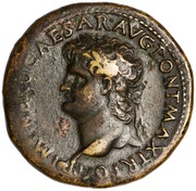 Sestertius - Nero ROMA S C; Roma and Victory obverse image