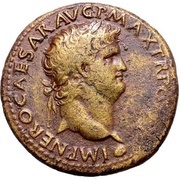 Sestertius - Nero ADLOCVT COH S C obverse image