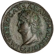 Sestertius - Nero ADLOCVT COH S C obverse image