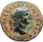 Sestertius - Nero ANNONA AVGVSTI CERES S C; Annona and Ceres obverse image