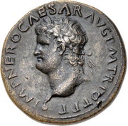 Sestertius - Nero DECVRSIO S C obverse image