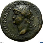 Sestertius - Nero DECVRSIO S C obverse image