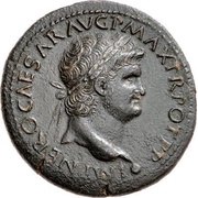 Sestertius - Nero DECVRSIO S C obverse image