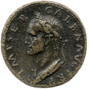 Sestertius - Galba S C; Victory obverse image