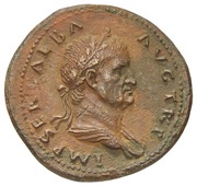 Sestertius - Galba S C; Victory obverse image
