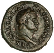 Sestertius - Galba S C; Victory obverse image