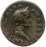 Sestertius - Galba S P Q R O B CIV SER obverse image