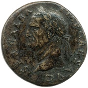 Sestertius - Galba S P Q R O B CIV SER obverse image