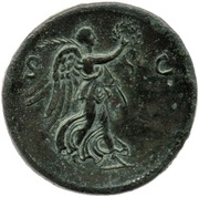 Sestertius - Galba S C; Victory, Rome, 68-69 reverse image