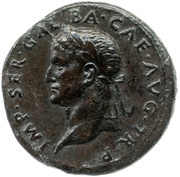 Sestertius - Galba and Livia AVGVSTA S C obverse image
