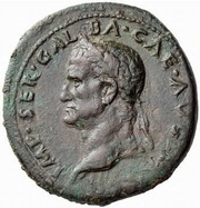 Sestertius - Galba and Livia AVGVSTA S C obverse image