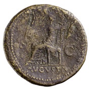 Sestertius - Galba and Livia AVGVSTA S C, Rome, 68-69 reverse image