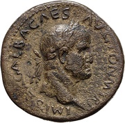Sestertius - Galba and Livia AVGVSTA S C obverse image