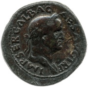 Sestertius - Galba CONCORD AVG S C; Concordia obverse image