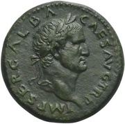 Sestertius - Galba LIBERTAS PVBLICA S C; Libertas obverse image