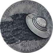 3000 Francs Roswell incident obverse image