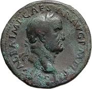 Sestertius - Galba CONCORD AVG S C; Concordia obverse image