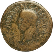 Sestertius - Galba ROMA S C; Roma and Victory obverse image