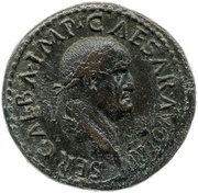 Sestertius - Galba SALVS AVGVSTA S C; Salus obverse image